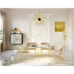 Tisch Molekular Gold O120Cm Tische