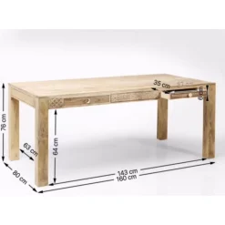 New Tisch Puro Plain 160X80Cm Tische