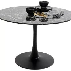 Outlet Tisch Schickeria Marmor Schwarz O110Cm Tische