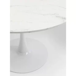 Tisch Schickeria Marmor Weis O110Cm Tische