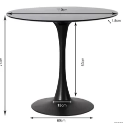 Online Tisch Schickeria Schwarz O110 Tische