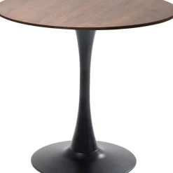 New Tisch Schickeria Walnuss Schwarz O80Cm Tische