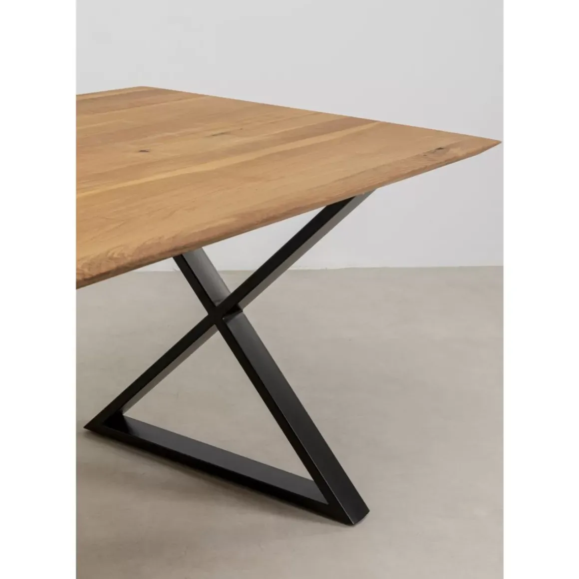 Online Tisch Symphony Eiche Cross Schwarz 180X90Cm Tische