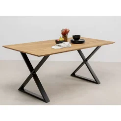 Online Tisch Symphony Eiche Cross Schwarz 180X90Cm Tische