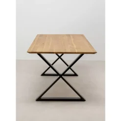 Online Tisch Symphony Eiche Cross Schwarz 180X90Cm Tische