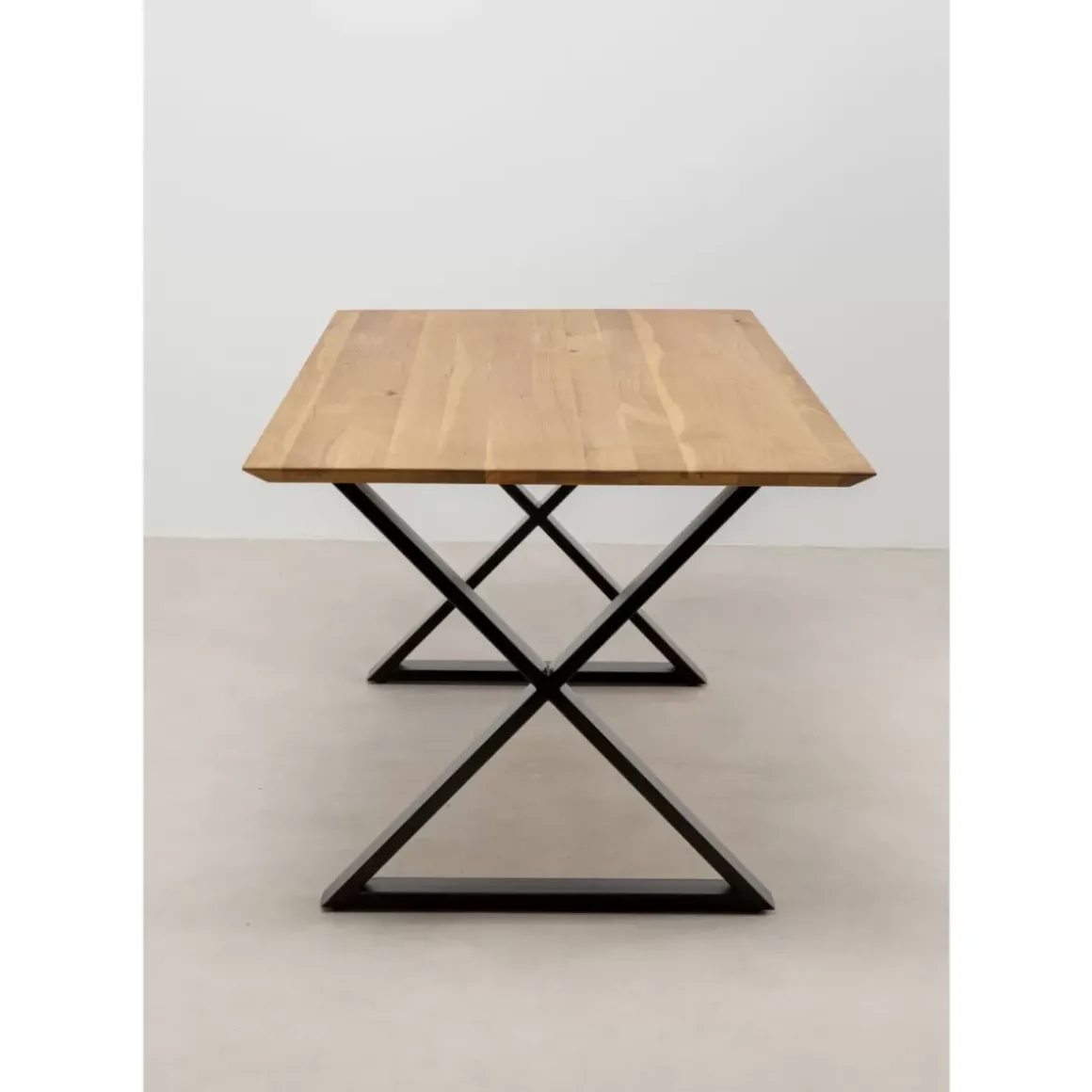 Online Tisch Symphony Eiche Cross Schwarz 180X90Cm Tische