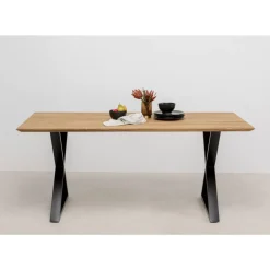 Online Tisch Symphony Eiche Cross Schwarz 180X90Cm Tische