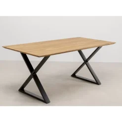 Online Tisch Symphony Eiche Cross Schwarz 180X90Cm Tische