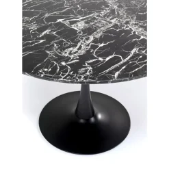 New Tisch Veneto Marmor Schwarz O110Cm Tische