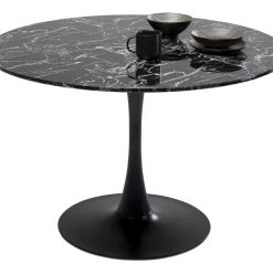 New Tisch Veneto Marmor Schwarz O110Cm Tische