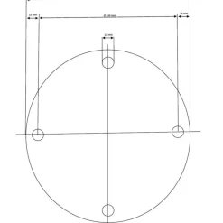 New Tischgestell Invitation Black O60Cm Tische
