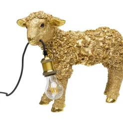 Sale Tischleuchte Animal Flower Sheep Gold 36Cm Tischleuchten
