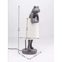 Clearance Tischleuchte Animal Frog Grau Tischleuchten