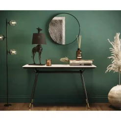 Outlet Tischleuchte Animal Giraffe Matt Schwarz Tischleuchten