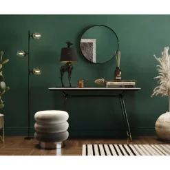 Outlet Tischleuchte Animal Giraffe Matt Schwarz Tischleuchten