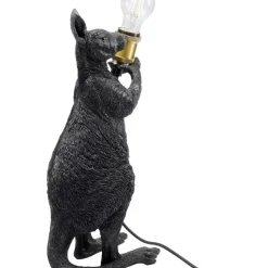 Tischleuchte Animal Kangaroo Schwarz Matt 46Cm Tischleuchten