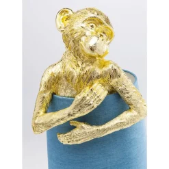 Discount Tischleuchte Animal Monkey Gold Blau Tischleuchten