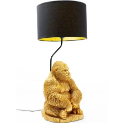 Online Tischleuchte Animal Monkey Gorilla Gold Tischleuchten