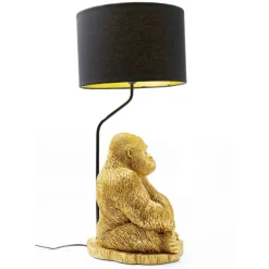 Online Tischleuchte Animal Monkey Gorilla Gold Tischleuchten