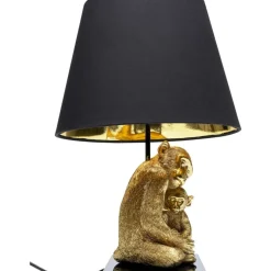 Tischleuchte Animal Monkey Love Hug Gold 50Cm Tischleuchten