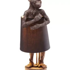 New Tischleuchte Animal Monkey Braun Schwarz Tischleuchten