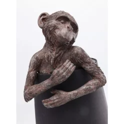 New Tischleuchte Animal Monkey Braun Schwarz Tischleuchten