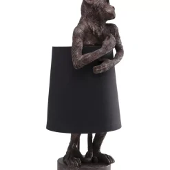 New Tischleuchte Animal Monkey Braun Schwarz Tischleuchten
