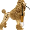 Clearance Tischleuchte Animal Poodle Gold 32Cm Tischleuchten