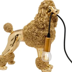 Clearance Tischleuchte Animal Poodle Gold 32Cm Tischleuchten