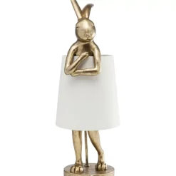 Hot Tischleuchte Animal Rabbit Gold 68Cm Tischleuchten