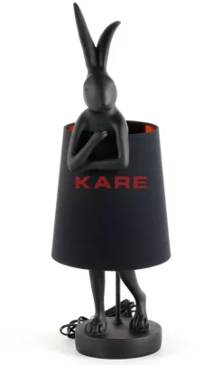 New Tischleuchte Animal Rabbit Matt Schwarz 68Cm Tischleuchten