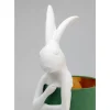 Outlet Tischleuchte Animal Rabbit Weis/Grun 68Cm Tischleuchten