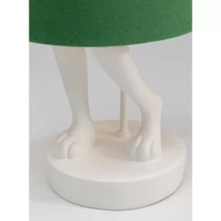 Outlet Tischleuchte Animal Rabbit Weis/Grun 68Cm Tischleuchten