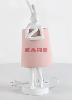 Sale Tischleuchte Animal Rabbit Weis/Rosa 50Cm Tischleuchten