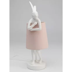 Sale Tischleuchte Animal Rabbit Weis/Rosa 50Cm Tischleuchten
