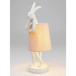 Sale Tischleuchte Animal Rabbit Weis/Rosa 50Cm Tischleuchten