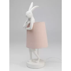 Sale Tischleuchte Animal Rabbit Weis/Rosa 50Cm Tischleuchten