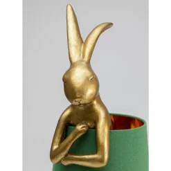 Online Tischleuchte Animal Rabbit Gold/Grun 68Cm Tischleuchten