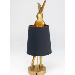 Hot Tischleuchte Animal Rabbit Gold/Schwarz 68Cm Tischleuchten