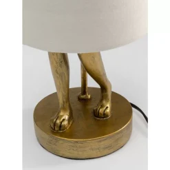 Clearance Tischleuchte Animal Rabbit Gold/Weis 50Cm Tischleuchten