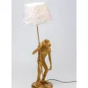 Outlet Tischleuchte Animal Standing Monkey Gold 51Cm Tischleuchten