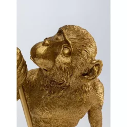 Outlet Tischleuchte Animal Standing Monkey Gold 51Cm Tischleuchten