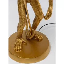 Outlet Tischleuchte Animal Standing Monkey Gold 51Cm Tischleuchten