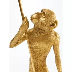 Outlet Tischleuchte Animal Standing Monkey Gold 51Cm Tischleuchten
