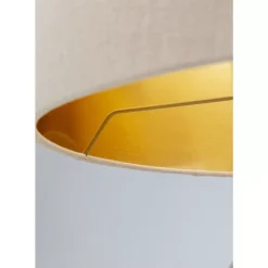 Tischleuchte Barock Gold Beige 49Cm Tischleuchten