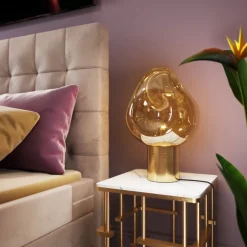 Sale Tischleuchte Dough Gold Tischleuchten