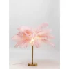 Clearance Tischleuchte Feather Palm Pink 60Cm Tischleuchten