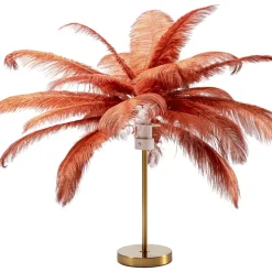 Sale Tischleuchte Feather Palm Rusty Red 60Cm Tischleuchten
