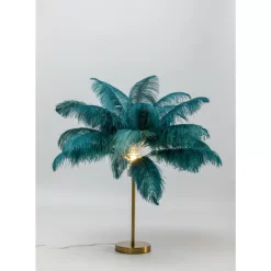 Best Tischleuchte Feather Palm Grun 60Cm Tischleuchten
