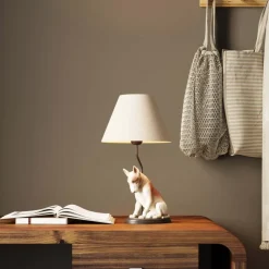 Tischleuchte Sitting Dog 46Cm Tischleuchten